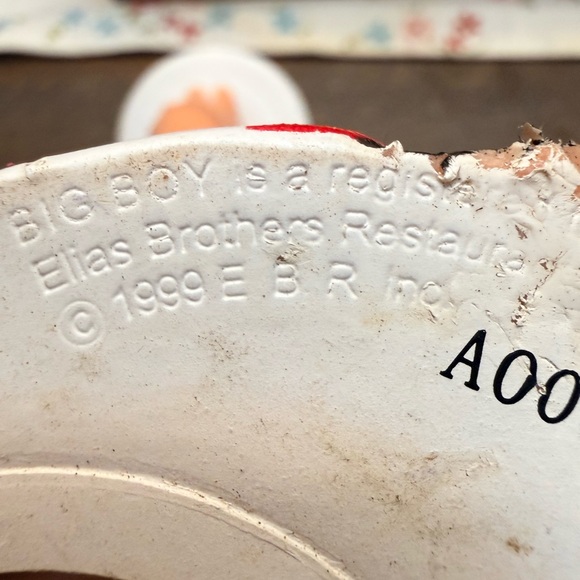 1999 Elias Brothers Big Boy 8" FUNKO Advertising Coin Bank Vintage - Picture 9 of 14